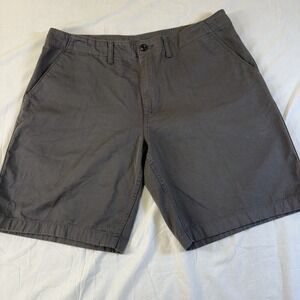 Patagonia Men's 100% Organic Hiking Board Shorts Size 38 In Dark Charcoal Gray
